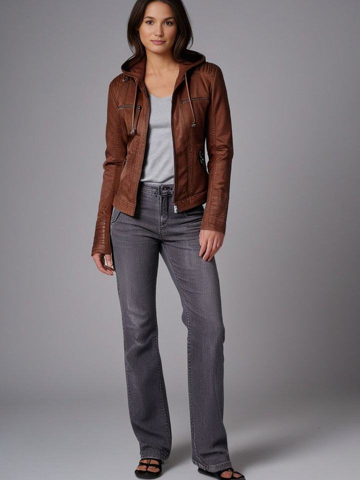 EVIE | STYLISH AND UNIQUE LEATHER JACKET