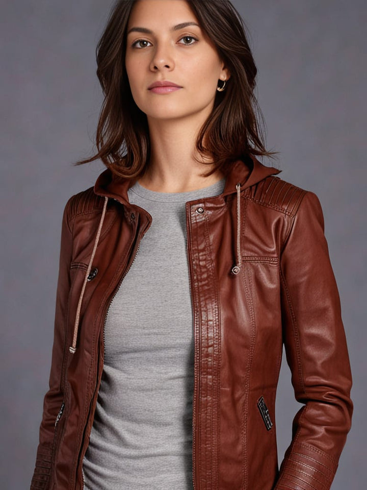 EVIE | STYLISH AND UNIQUE LEATHER JACKET