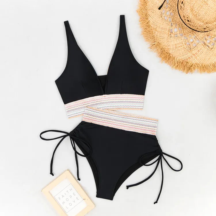 Lexi Luna – High-Waisted Sculpting Bikini Set